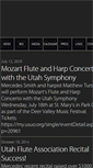 Mobile Screenshot of mercedesflute.com